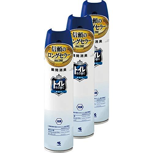まとめ買いトイレその後に 無香料 消臭剤 トイレ用 消臭スプレー 280ml×3個 | 