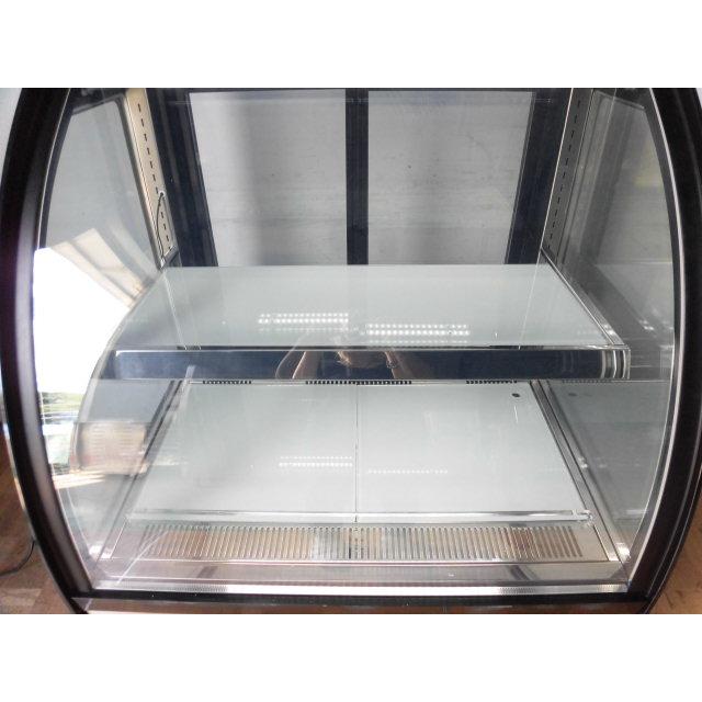 中古厨房 業務用 JCM RIT 対面 ラウンド型 冷蔵ショーケース RITS-126T