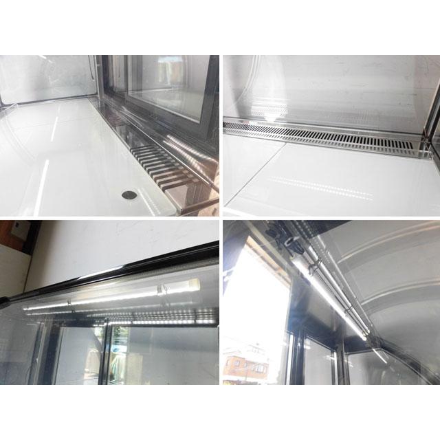 中古厨房 業務用 JCM RIT 対面 ラウンド型 冷蔵ショーケース RITS-126T
