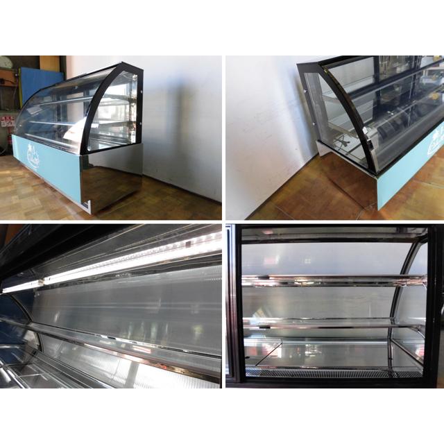 ■中古品 2021年購入 レマコム 冷蔵ショーケース RCS-K180S2LA 対面冷蔵ショーケース リヨン 1800ｘ740ｘ1195㎜ ケーキ 動作問題なし■ レマコム RCS-K180S2LA 冷蔵ショーケース '21年 - 中古厨房機器.net