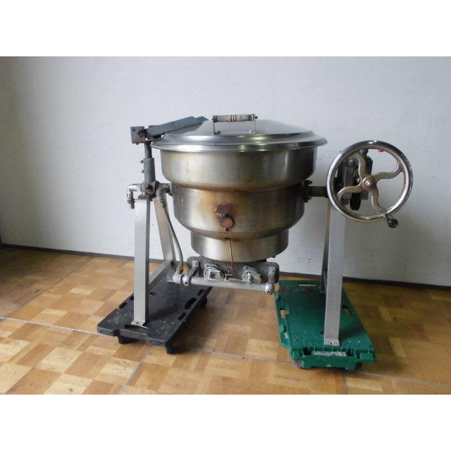 中古厨房 業務用 大有設備工業 ガス回転釜 回転瓦斯釜 容量15kg 釜直径 