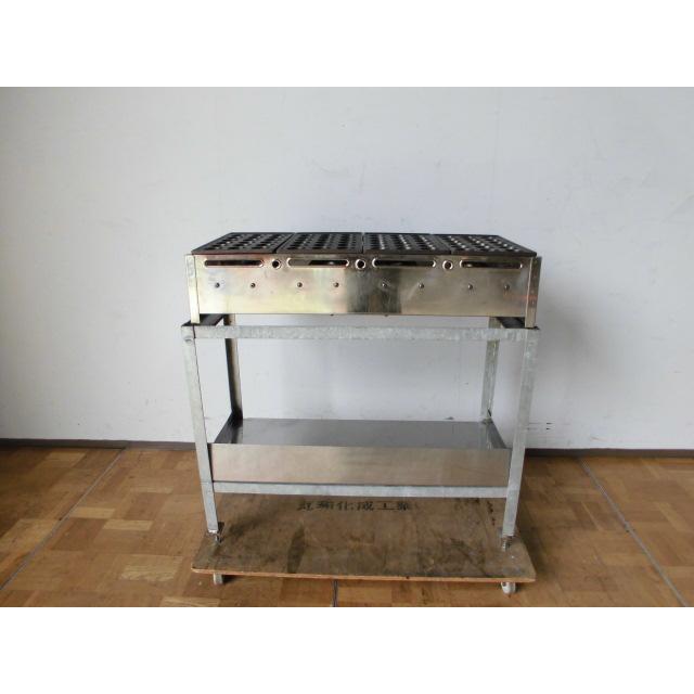中古厨房 業務用 卓上 4連 たこ焼き器 たこ焼き台 中古厨房 業務用 卓上