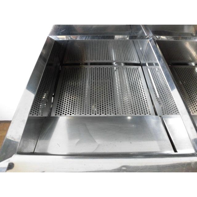 中古厨房 業務用 北沢産業 キタザワ kitazawa 2槽 ガスフライヤー KFE