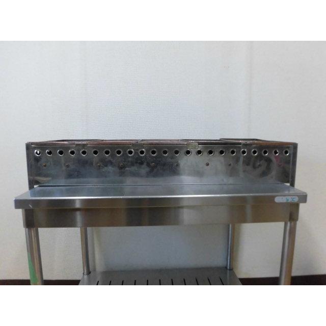 中古厨房 業務用 卓上 5連 たこ焼き器 たこ焼き台 都市ガス 銅板5枚