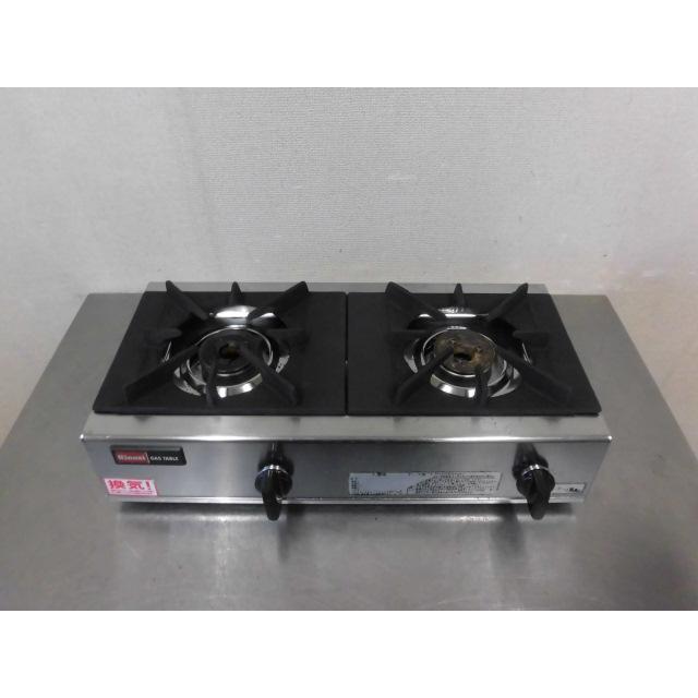 リンナイ（Rinnai） 中古厨房 業務用 卓上 コンロ ガステーブル 2口 