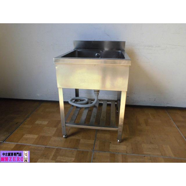 中古厨房 業務用 1槽シンク 流し台 ステンレス W600×D650×H800 中古厨房 業務用 1槽シンク 流し台 ステンレス W600×D650×H800
