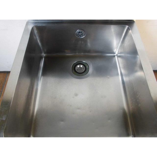 中古厨房 業務用 1槽シンク 流し台 ステンレス W600×D650×H800 中古厨房 業務用 1槽シンク 流し台 ステンレス W600×D650×H800