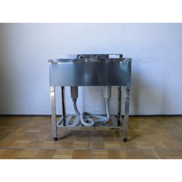 中古厨房 業務用 アズマ 2槽シンク 流し台 ステンレス W750×D450 中古厨房 業務用 アズマ 2槽シンク 流し台 ステンレス W750×D450