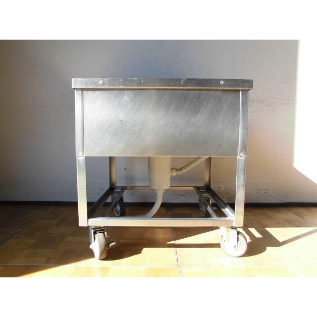 中古厨房 業務用 1槽シンク ステンレス 流し台 W750×D750×H800mm