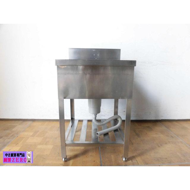 中古厨房 業務用 1槽シンク 流し台 ステンレス W550×D600×H800 中古厨房 業務用 1槽シンク 流し台 ステンレス W550×D600×H800