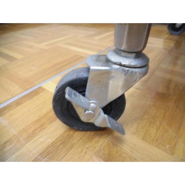 中古厨房 タニコー 業務用 ステンレス キャスター付 架台 移動台 作業