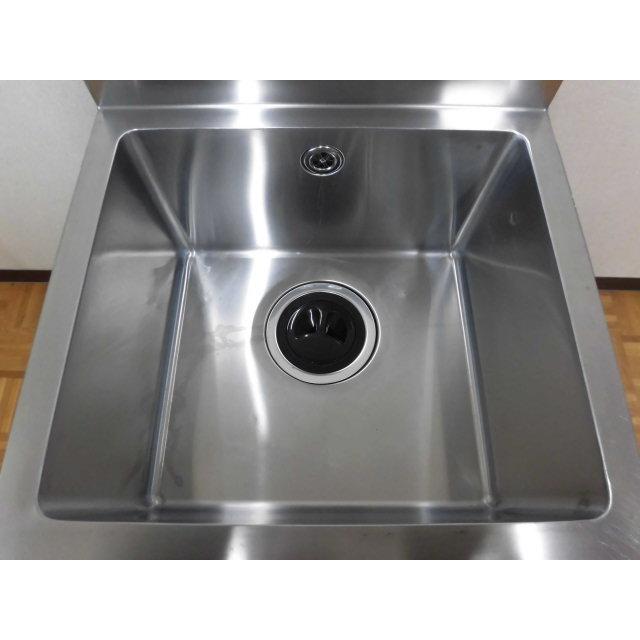 中古厨房 タニコー 業務用 1槽シンク 流し台 ステンレス W600×D600 