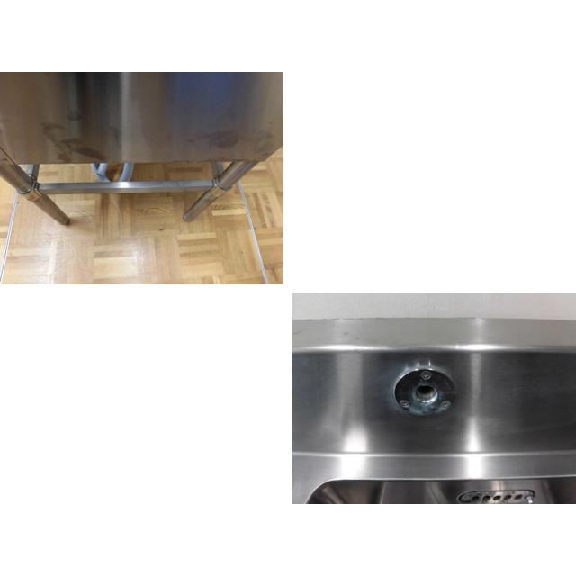 中古厨房 マルゼン 業務用 ステンレス 流し台 3槽 シンク W1500×D600