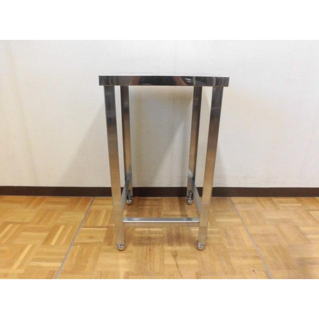 中古厨房 業務用 ステンレス 三方枠 作業台 サーバー台 調理台 W450