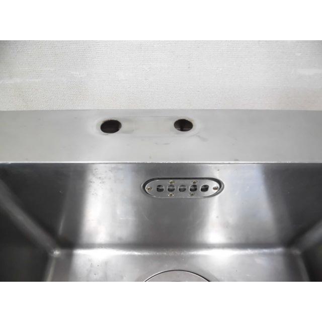 マルゼン1槽シンク蛇口付 600x600x800 マルゼン（MARUZEN） 中古厨房 業務用 1槽シンク 蛇口穴付 流し台