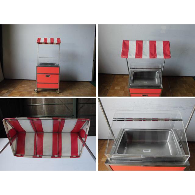 中古厨房 業務用 マルシェ ファンシー ワゴン 屋台台 ホテルパン 中古厨房 業務用 マルシェ ファンシー ワゴン 屋台台 ホテルパン