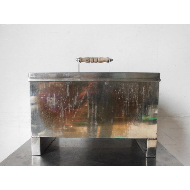 中古厨房 業務用 卓上 炭入れ 炭ストック 火消し 蓋付 七輪 焼肉 中古厨房 業務用 卓上 炭入れ 炭ストック 火消し 蓋付 七輪 焼肉