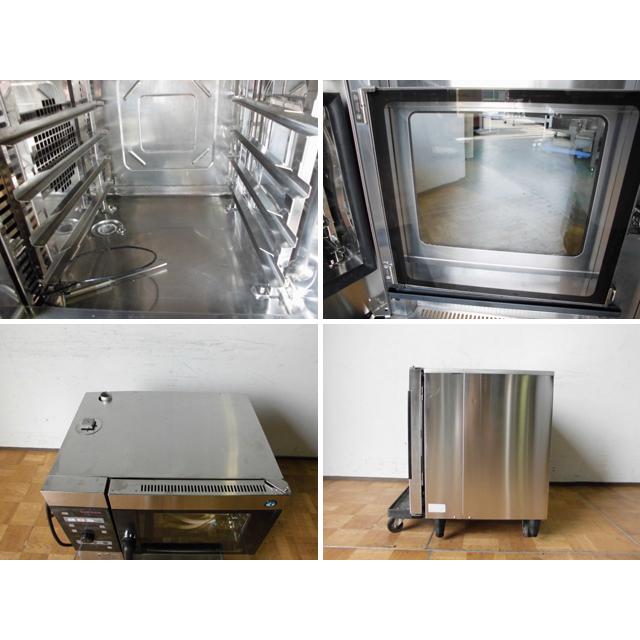 中古厨房　ホシザキ　業務用　200V　3相　コンベクションオーブン　MIC-5TB3　電気　スチーム　右開き　83L　クックエブリオシリーズ