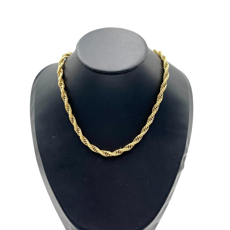 Givenchy ジバンシー ネックレス ツイスト メッキ メタル ゴールド