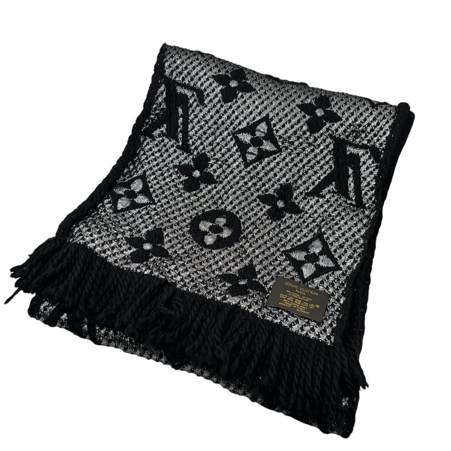 LOUIS VUITTON ルイ・ヴィトン マフラー エシャルプ ロゴマニア