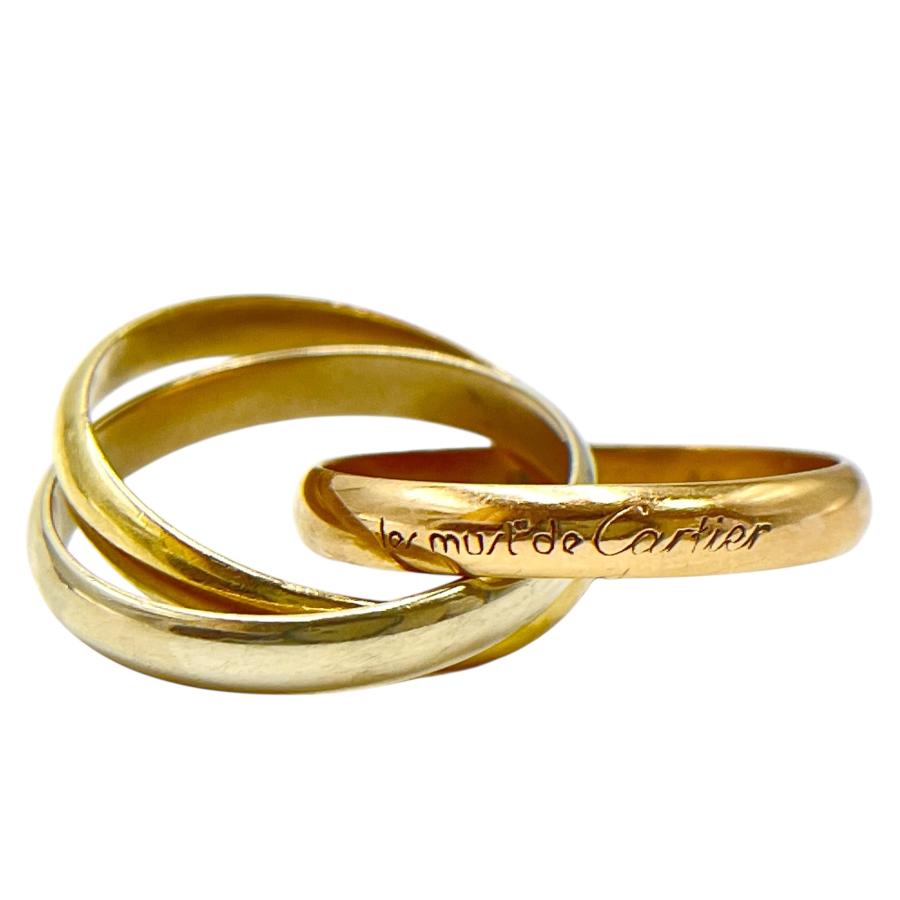 Cartier（カルティエ） トリニティリング スリーカラー 750 リング 