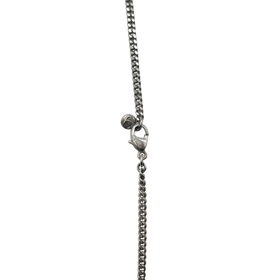 CHANEL シャネル プレート マトラッセ ネックレス ココマーク ネックレス シルバー ユニセックス中古_2
