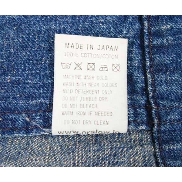 orslow オアスロウ US NAVY ショールカラー デニム カバーオール orslow オアスロウ US NAVY ショールカラー デニム カバーオール