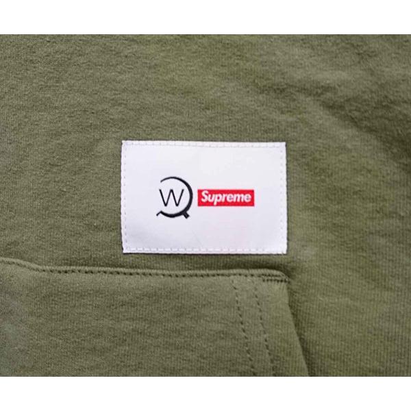 SUPREME シュプリーム × WTAPS ダブルタップス 21AW sicem! Hoodede sweatshirt スウェット パーカー オリーブ XL 正規品 / 26706｜reuseshop-closer｜02