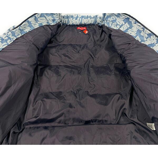 SUPREME 22SS Fat Tip Jacquard Denim Puffer Jacket ジャケット ブルー サイズXXL 正規品 / 27288｜reuseshop-closer｜05