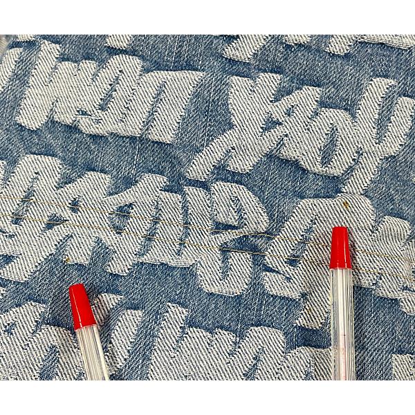 SUPREME 22SS Fat Tip Jacquard Denim Puffer Jacket ジャケット ブルー サイズXXL 正規品 / 27288｜reuseshop-closer｜10