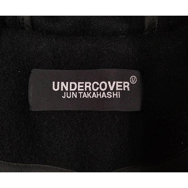 UNDERCOVER アンダーカバー 21AW 品番 UC2A4313 ニットレイヤード ダッフルコート ブラック 2 正規品 / 29586