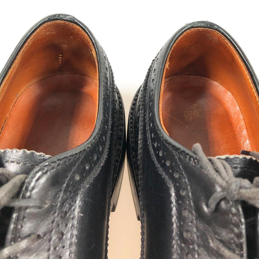 ALDEN オールデン 型番 N6513 LONG WING TIP ロングウイングチップ シューズ ブラック サイズUS6.5＝24.5cm 正規品 / 31080｜reuseshop-closer｜06