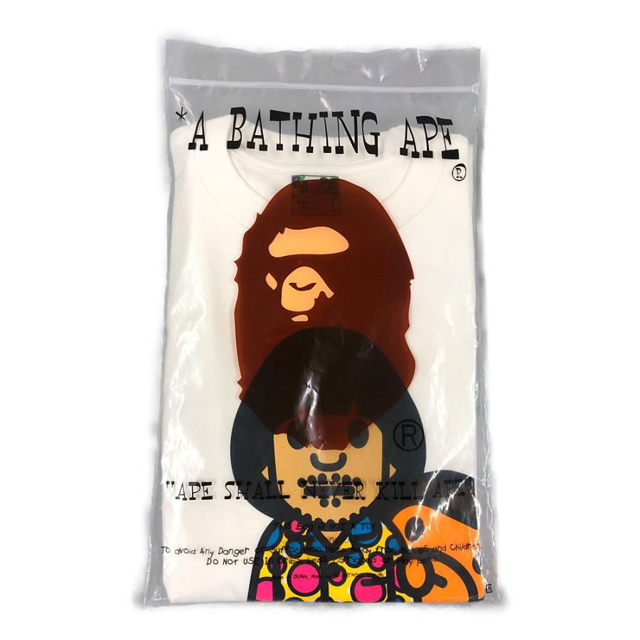 A BATHING APE アベイシングエイプ 松本人志 しんぼる MILO マイロ 半袖Ｔシャツ ホワイト サイズL 正規品 / 31208｜reuseshop-closer｜08