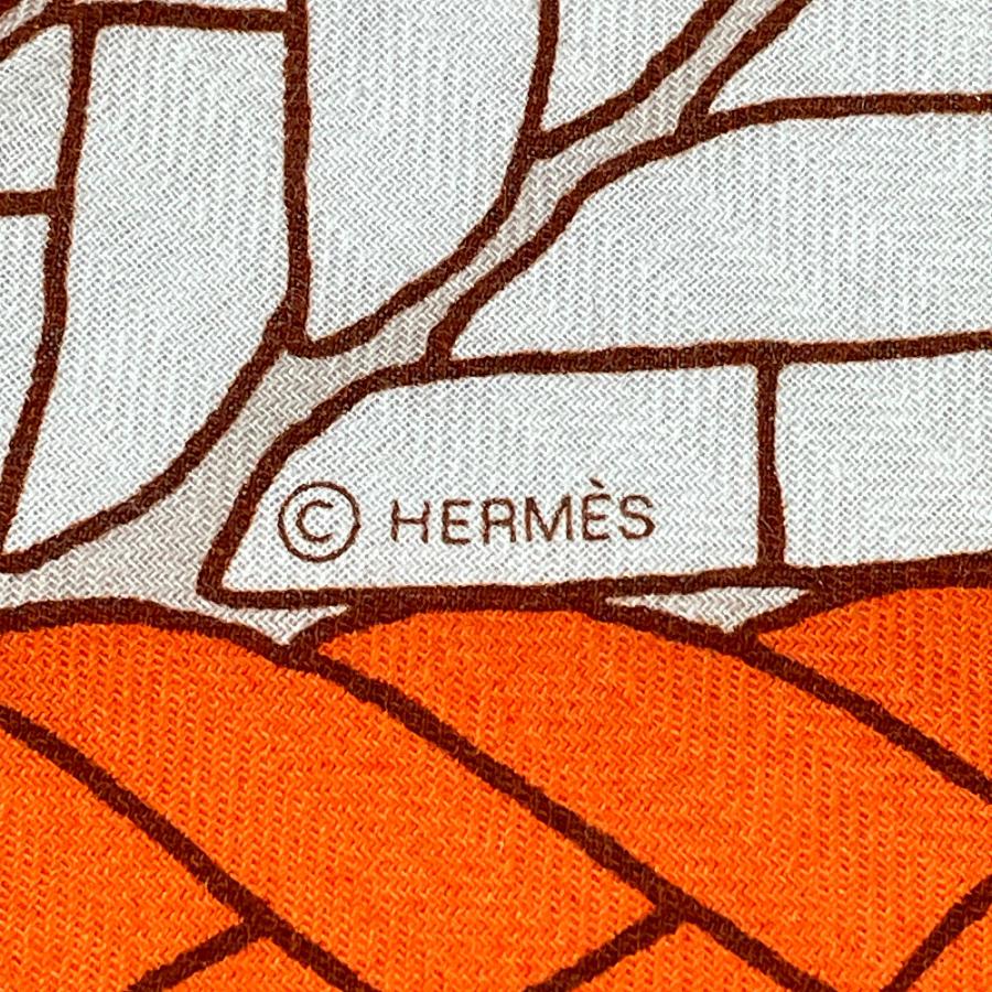 廃番・完売 HERMES エルメス スカーフ カレジェアン140 TRESSES H 正規品 / 31377