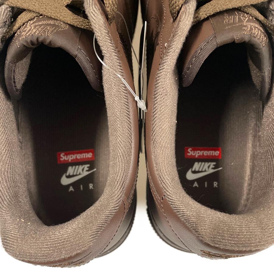 SUPREME シュプリーム ×NIKE ナイキ CU9225-200 AIR FORCE 1 LOW SP エアフォース シューズ ブラウン サイズUS9.5=27.5cm 正規品 / 32849｜reuseshop-closer｜02