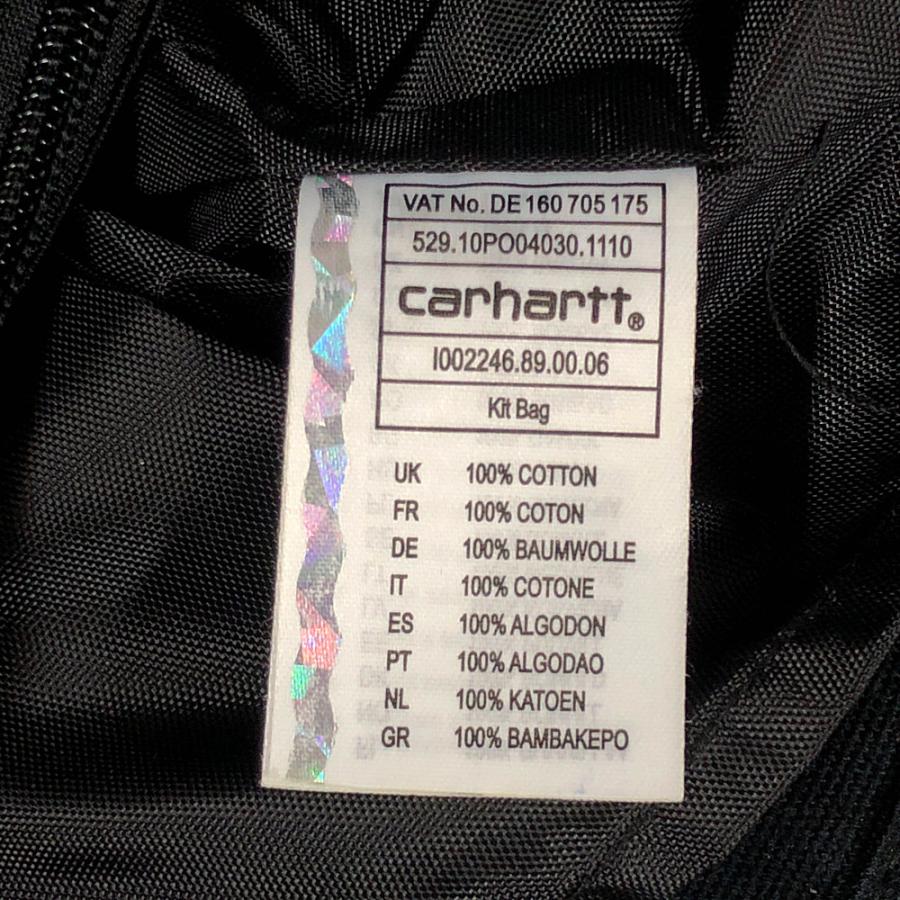 CARHARTT カーハート HONEST JONS RECORDS Kit Bag キャンバス トートバッグ 黒 サイズフリー 正規品 / 33138｜reuseshop-closer｜09