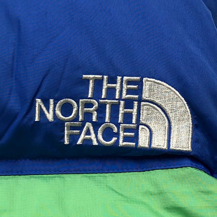【保存版】 THE NORTH FACE ザ・ノースフェイス 23AW ND92335 Nuptse Jacket ヌプシ オプティックブルー×クロロフィルグリーン L 正規品 / 33246
