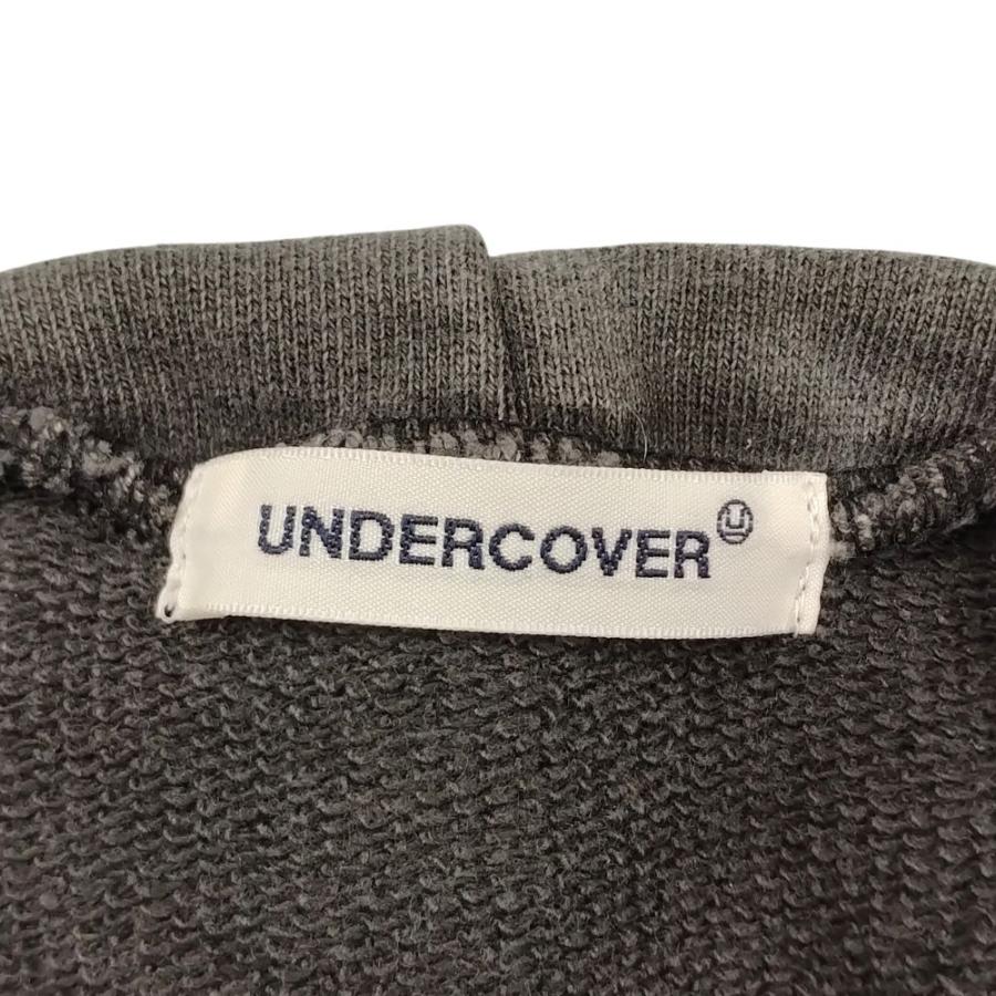 アンダーカバー 24AW 品番UP2D4801 加工スウェット パーカー チャコール サイズ2 正規品 / 36395 【ドロー】
