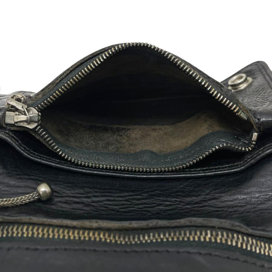 CHROME HEARTS クロムハーツ 2 ZIP 2ジップ クロスボールボタン レザー