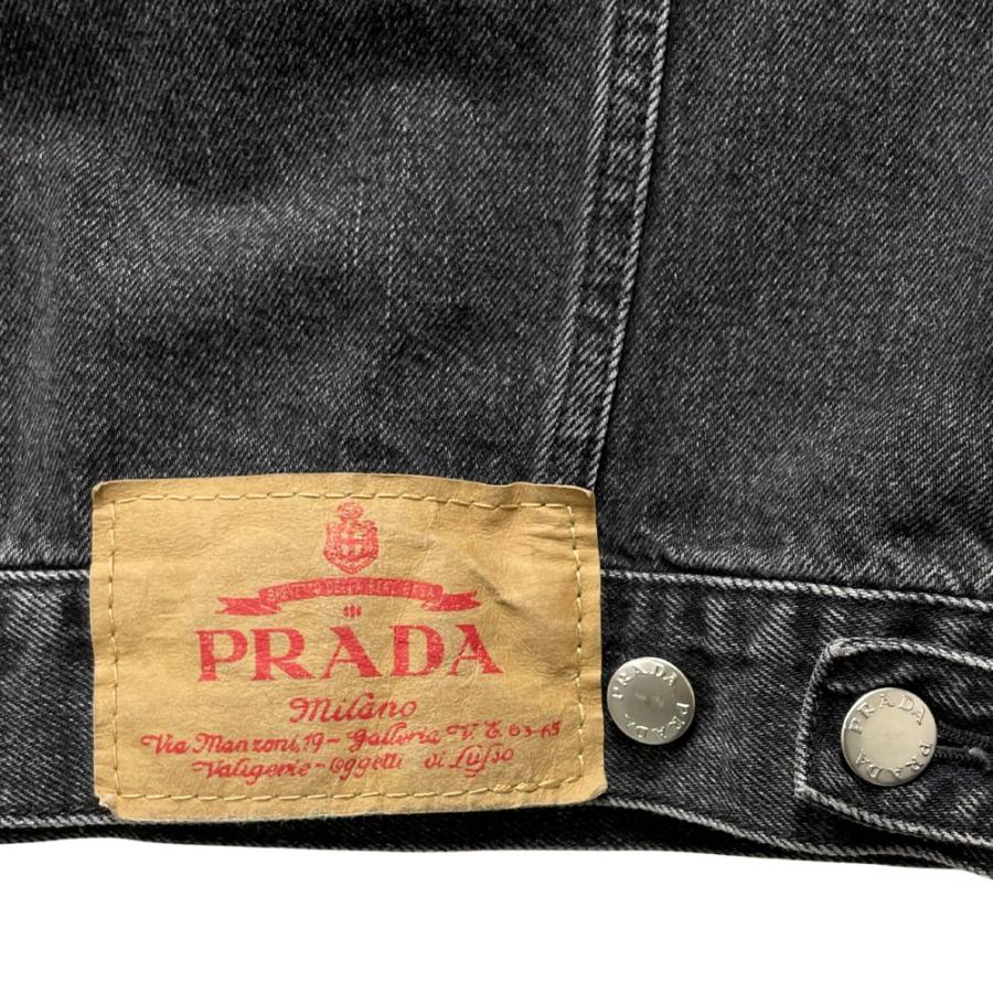 PRADA プラダ ブラック Gジャン デニムジャケット サイズ S 正規品 PRADA（プラダ） 品番 ACU1 2022 2657 加工 ブラック Gジャン デニム