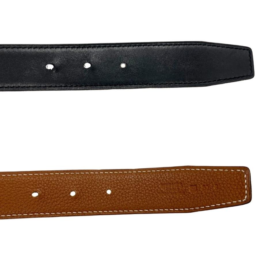 HERMES（エルメス） トゥアレグ シルバー925 バックル レザーベルト