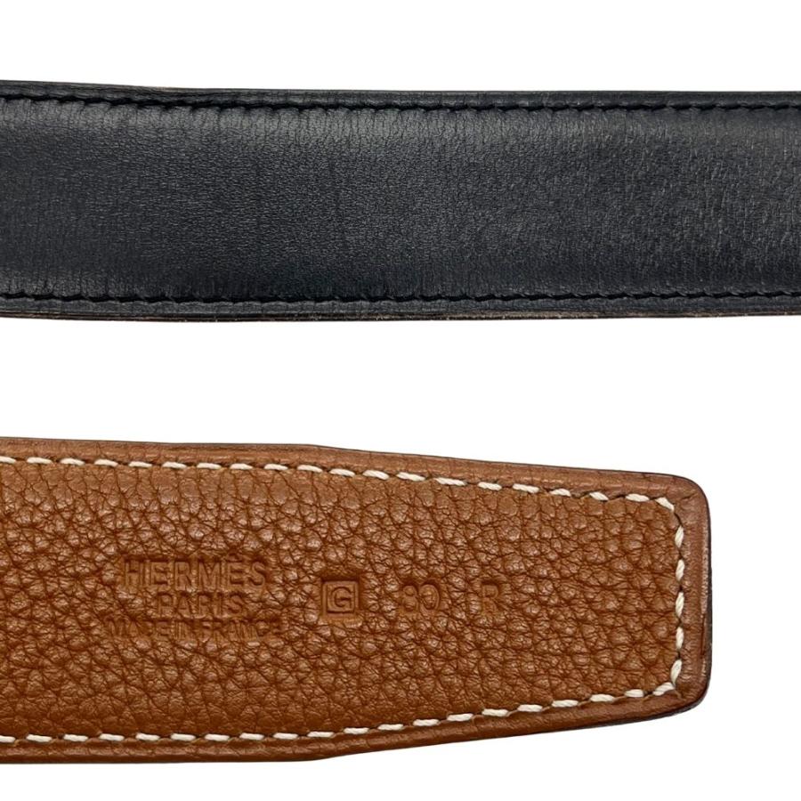 HERMES（エルメス） トゥアレグ シルバー925 バックル レザーベルト 