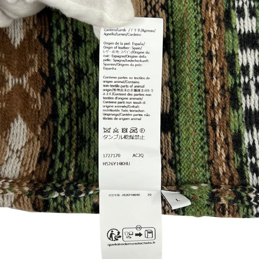 LOEWE ロエベ 品番 H526Y14KHU フェアアイル ウールジャガード ポロ ニット マルチカラー サイズ L 正規品 / 40711 LOEWE（ロエベ） 品番 H526Y14KHU フェアアイル ウールジャガード ポロ