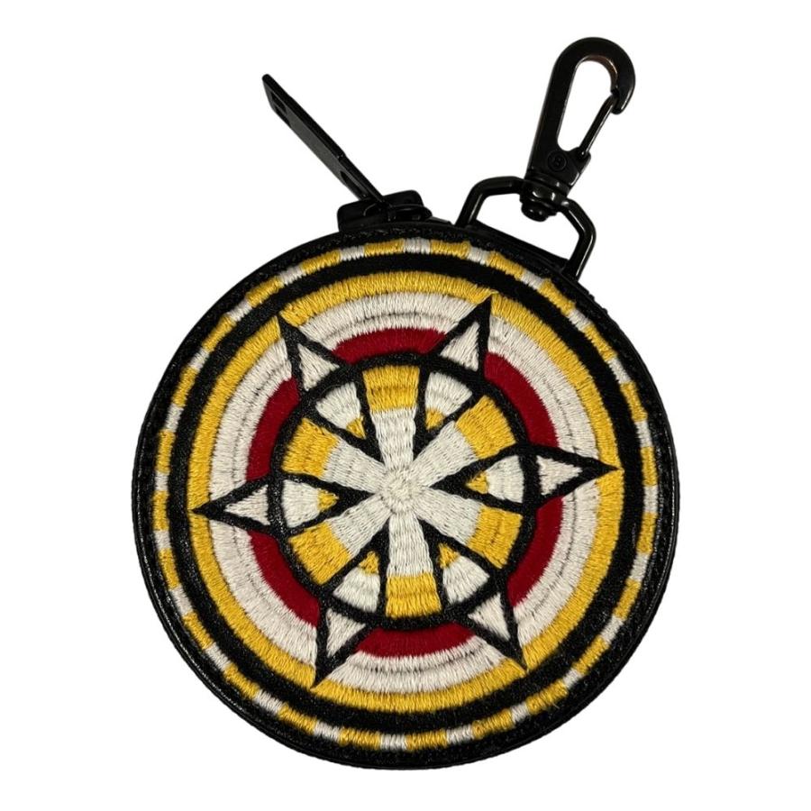 ［別注］blackmeans コインケース　HAZE BLACKMEANS ブラックミーンズ HAZE別注 刺繍 レザー コインケース 正規