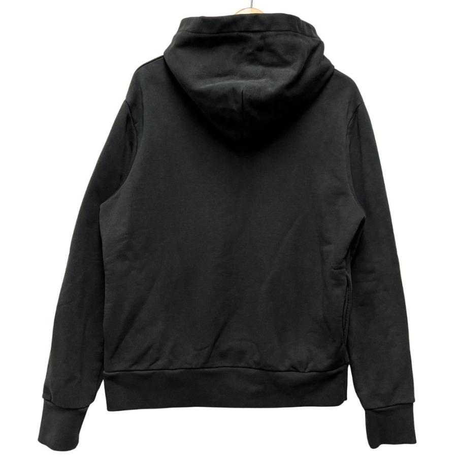 MONCLER モンクレール HOODIE 左胸 ワッペン スウェット パーカー ブラック サイズL 正規品 / 41057 MONCLER（モンクレール） HOODIE 左胸 ワッペン スウェット パーカー