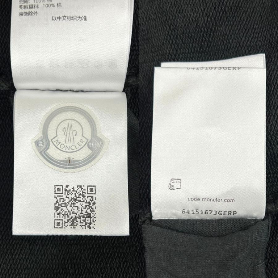 MONCLER（モンクレール） HOODIE 左胸 ワッペン スウェット パーカー 