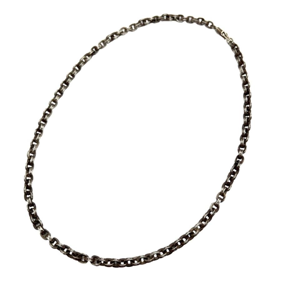 CHROME HEARTS クロムハーツ シルバーペーパーチェーンネックレス 18