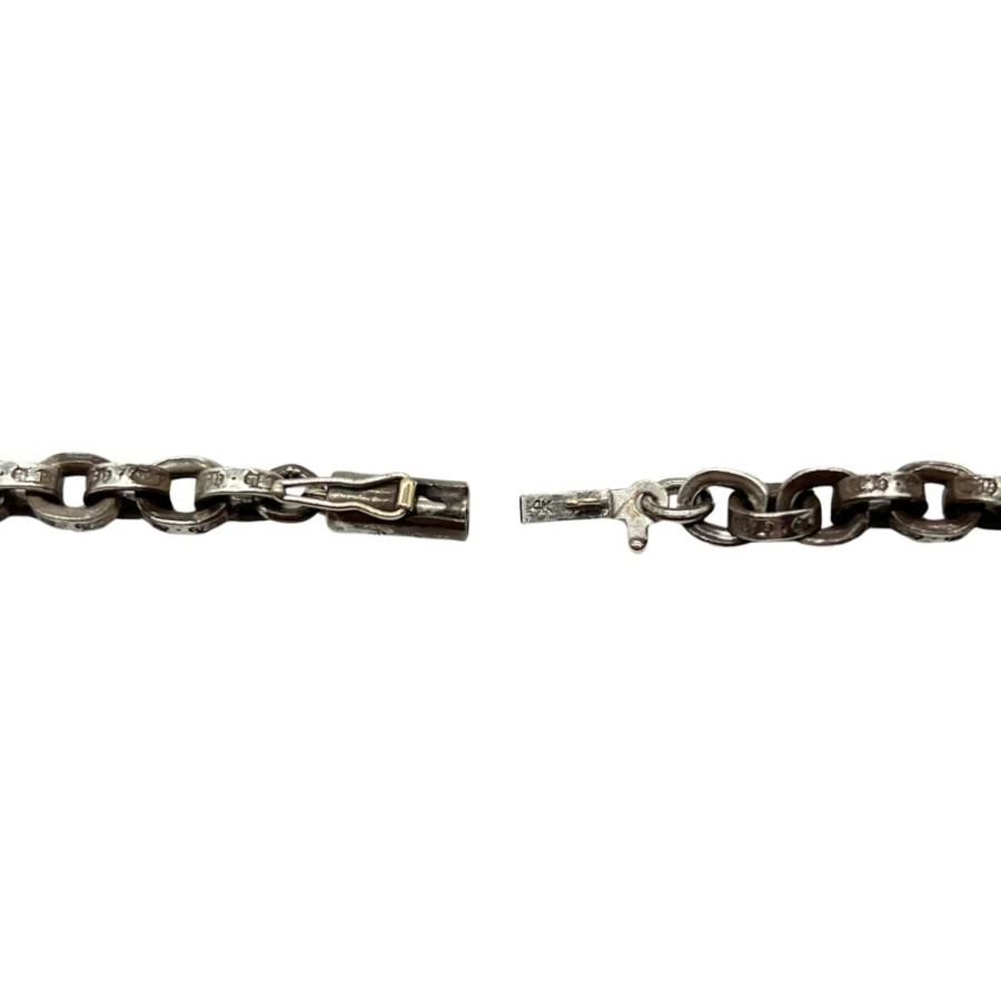 CHROME HEARTS クロムハーツ シルバーペーパーチェーンネックレス 18