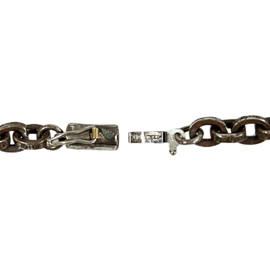 CHROME HEARTS クロムハーツ シルバーペーパーチェーンネックレス 24