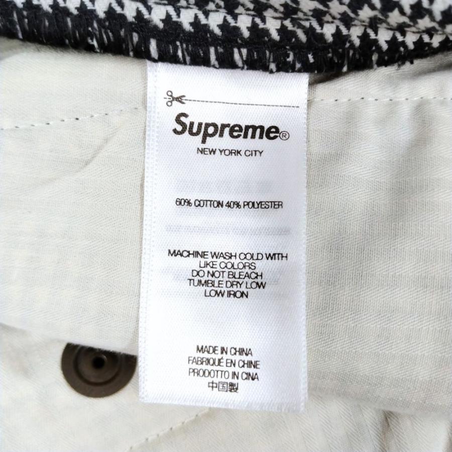 Supreme（シュプリーム） 25SS Work Pant White Houndstooth 千鳥格子